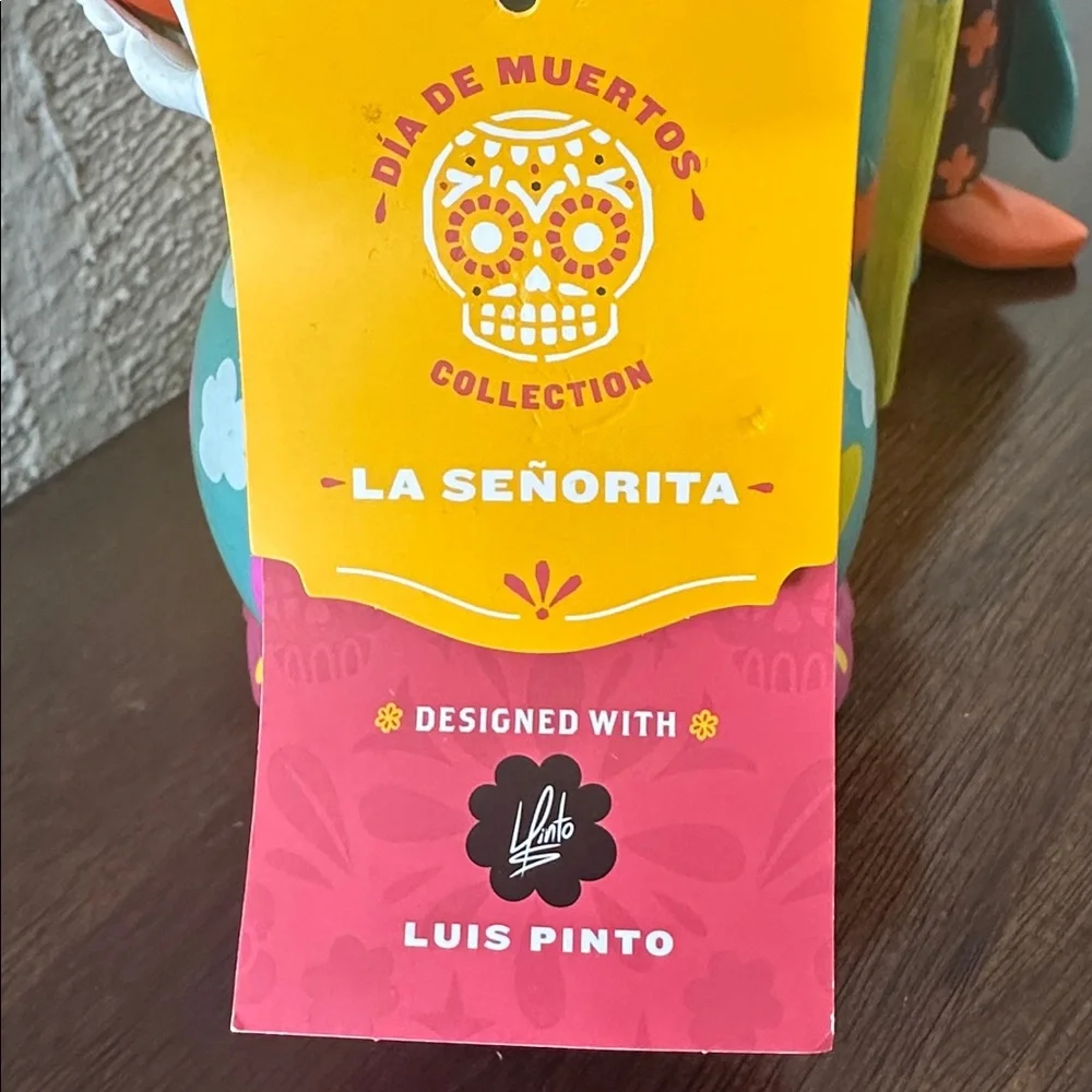 Target Festive Day of the Dead Figurine with Multicolor Design